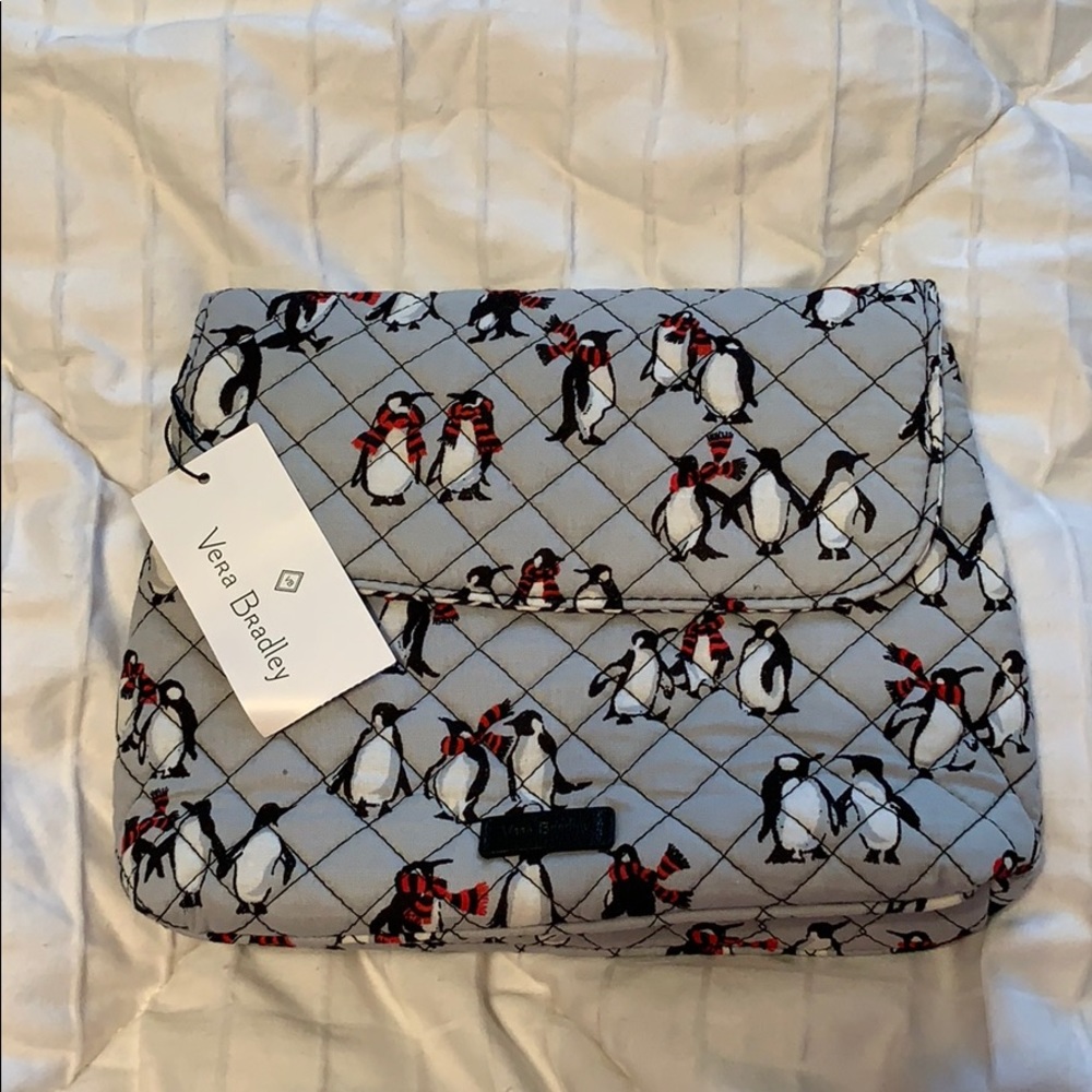 Vera Bradley Playful Penguins make up bag